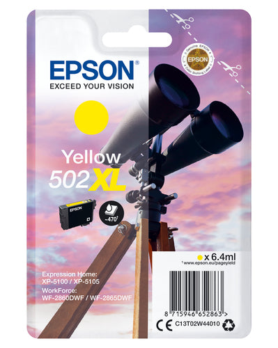 Epson Singlepack Yellow 502XL Ink Epson Singlepack Yellow 502XL Ink